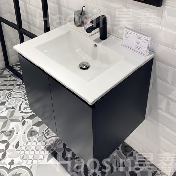 KARAT臉盆浴櫃360-61.5cm/71.5cm/81.5cm黑色霧面