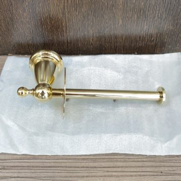 清庫存–金色卷紙架，一字型卷紙架，古典風格，買到賺到