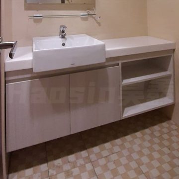 TOTO-L727CGUR拼接人造石檯面訂製浴櫃