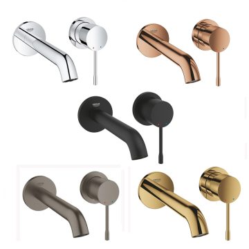 29192001德國GROHE 埋牆面盆龍頭(鉻色、玫瑰金、墨霧黑、冷冽金、幻影黑)