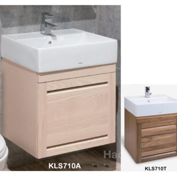 KLS710(A/T)浴櫃50cm(二色)-合TOTO面盆-L710CGUR-L710CSRETW