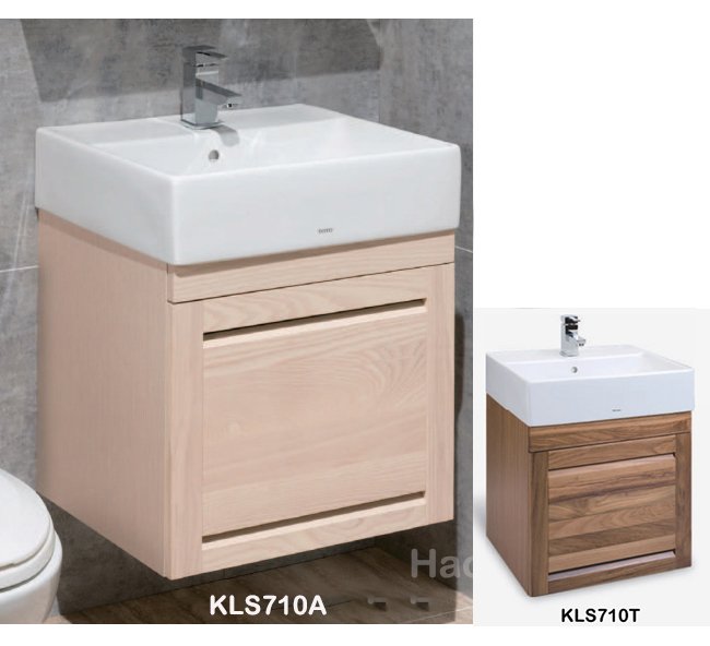 KLS710(A/T)浴櫃50cm(二色)-適用TOTO面盆-L710CGUR-L710CSRETW
