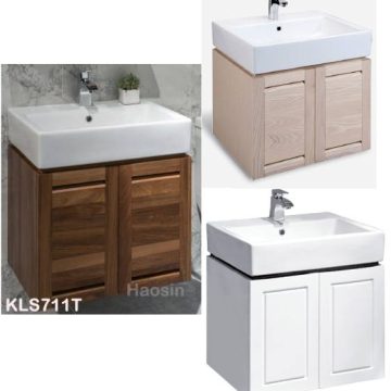 KLS711(A/T)浴櫃60cm(三色)-合TOTO面盆-LW711RCB