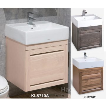 TOTO-L710CGUR實木浴櫃50cm，美式風格三色，透氣把手-KLS710