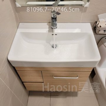 熱門款式-LAUFEN臉盆+訂制浴櫃-多種尺寸55.60.65.70cm