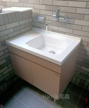 華固新天地 洗衣槽櫃90cm現場完工參考