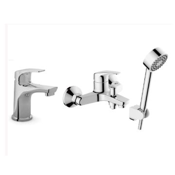 促銷組合：W3180601面盆龍頭+S5380601淋浴龍頭