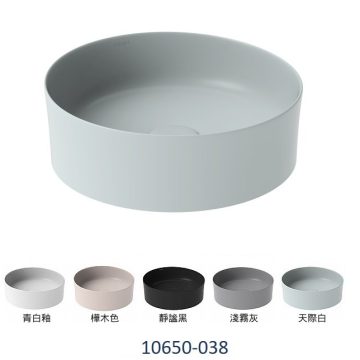 檯上臉盆10650-038(A-E)正圓超薄邊-多色38*38cm
