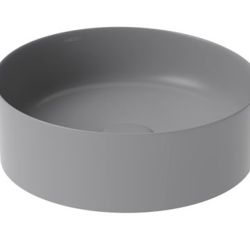 檯上臉盆10650-038(A-E)正圓超薄邊-多色38*38cm - 10650-038D淺霧灰