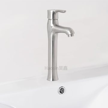 1506L不鏽鋼加高面盆龍頭