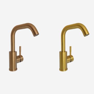 2386MRT/T不鏽鋼面盆龍頭(玫瑰金、鈦金)