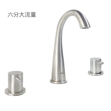 2651ST不鏽鋼缸上龍頭-毛絲面(三件式、五件式，四分/六分)