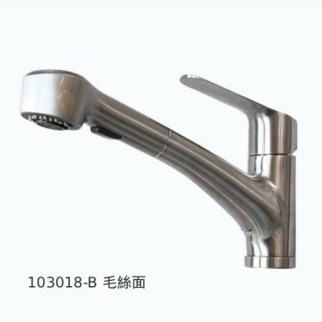 RECO 103018-B不鏽鋼廚房龍頭-抽拉式二種出水-毛絲面